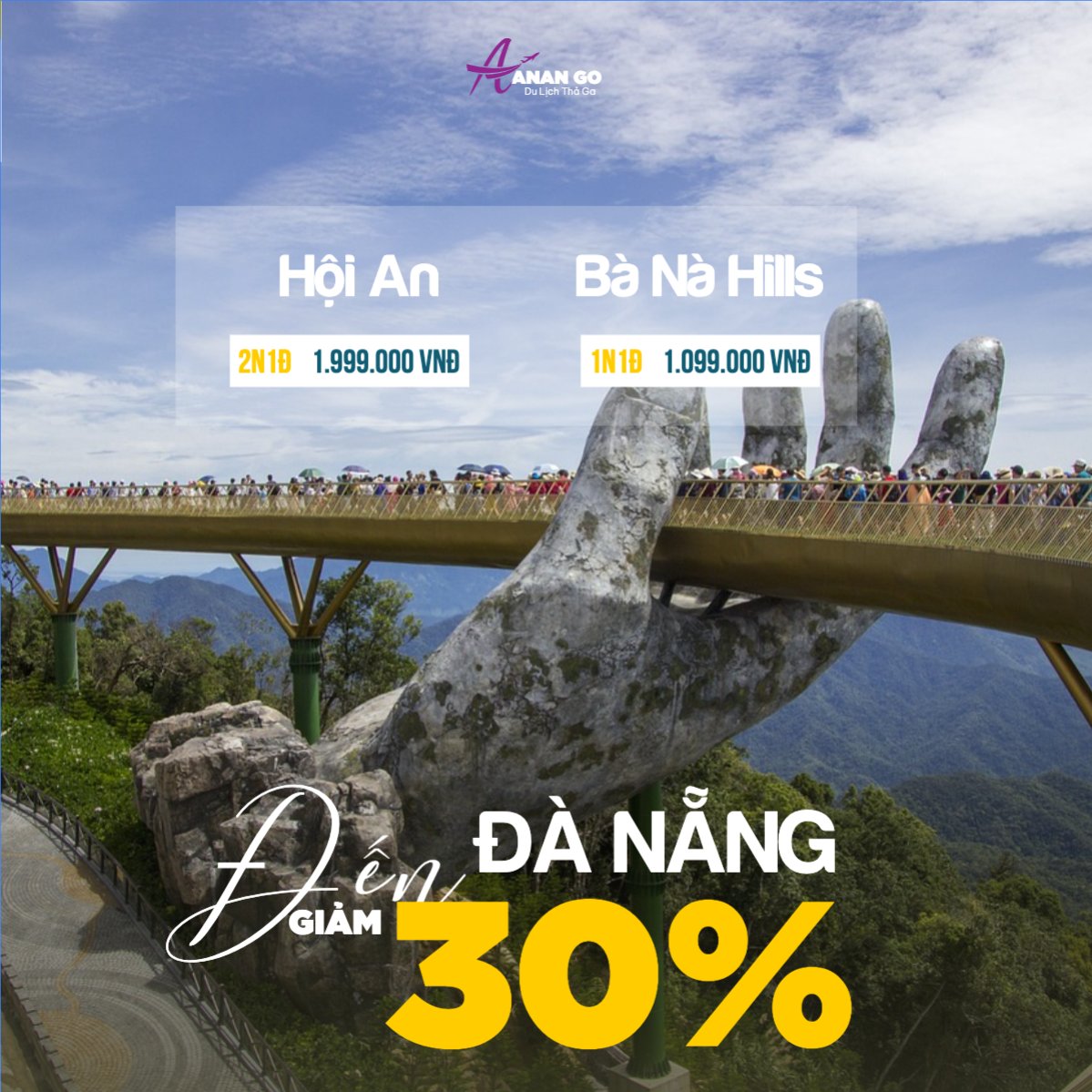 Mẫu Bài post MXH vuông Du lịch, travel, tourism, trải nghiệm, khám phá — LayerPic