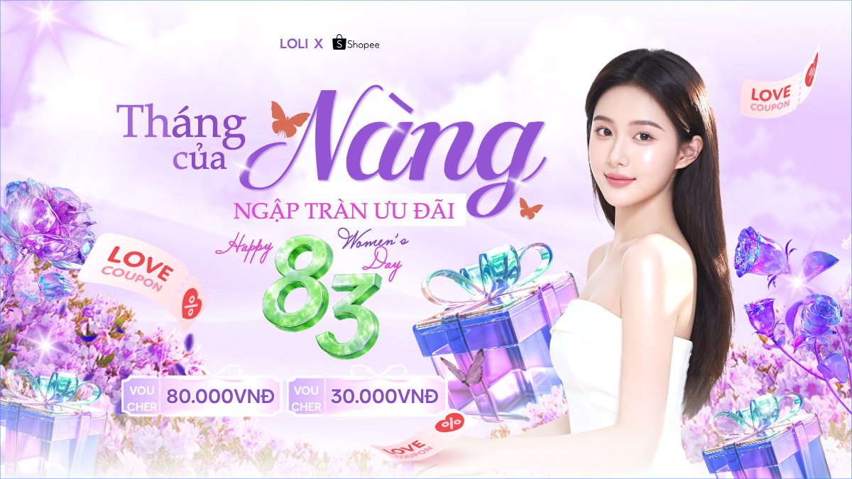 Tháng của nàng ngập tràn ưu đãi