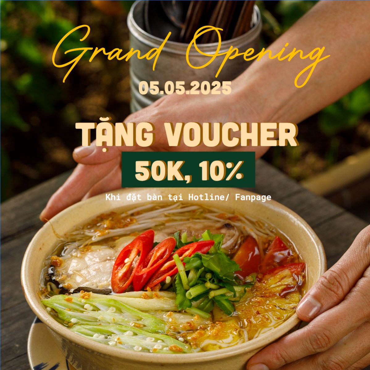 Mẫu Bài post MXH vuông Đồ ăn, food, thực phẩm, ẩm thực, món ăn, F&B, nhà hàng, thức ăn, món Việt — LayerPic