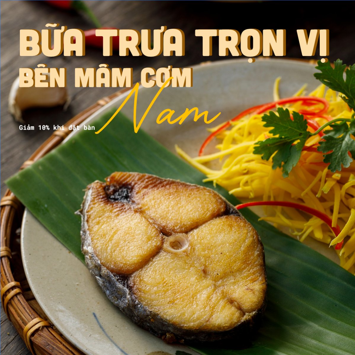 Mẫu Bài post MXH vuông Đồ ăn, food, thực phẩm, ẩm thực, món ăn, F&B, nhà hàng, thức ăn, món Việt — LayerPic