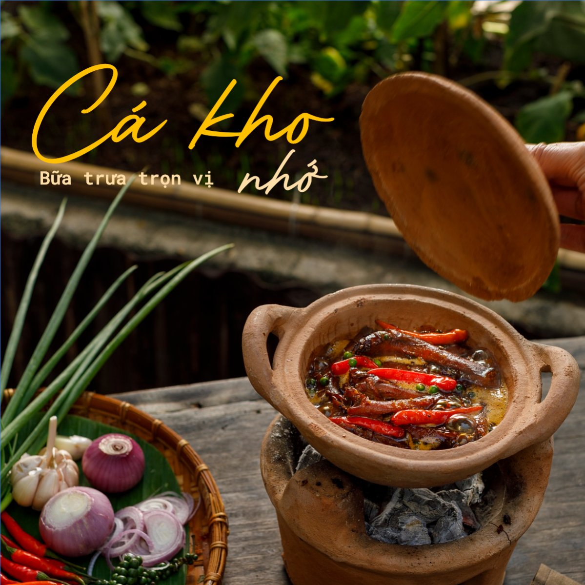 Mẫu Bài post MXH vuông Đồ ăn, food, thực phẩm, ẩm thực, món ăn, F&B, nhà hàng, thức ăn, món Việt — LayerPic