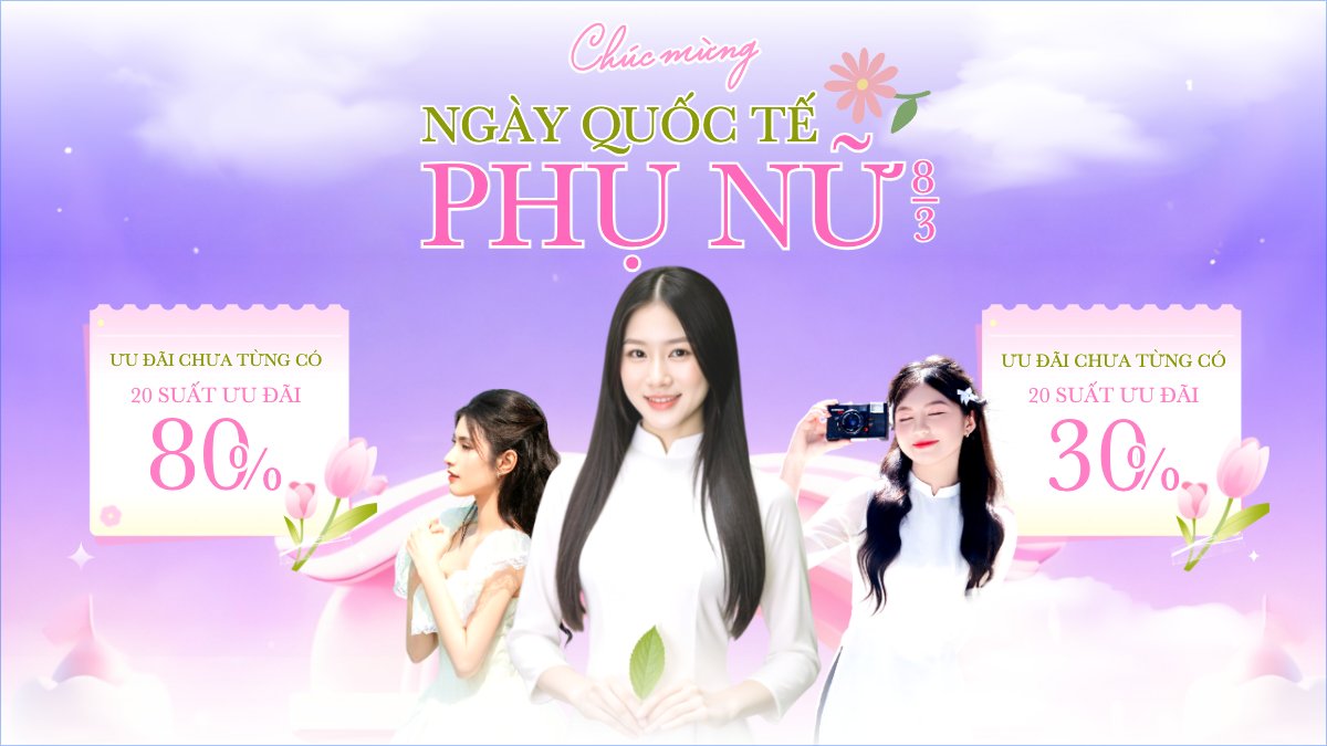 Chúc mừng ngày Quốc tế phụ nữ 8/3