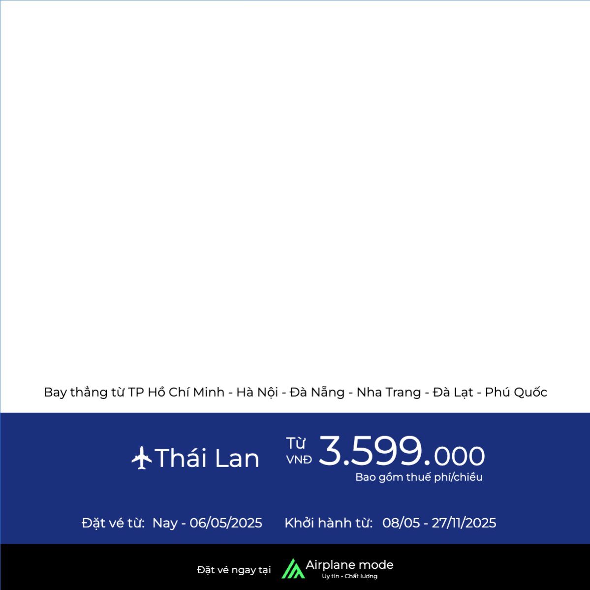 Mẫu Bài post MXH vuông Giảm giá, sale, du lịch, travel, tourism, trải nghiệm, khám phá — LayerPic