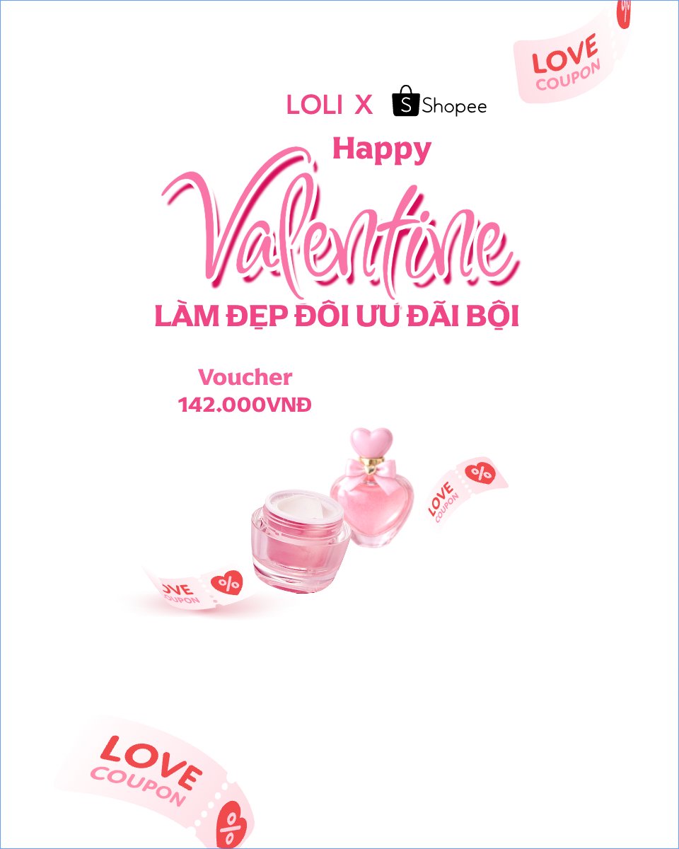 Happy Valentine nhân đôi ưu đãi
