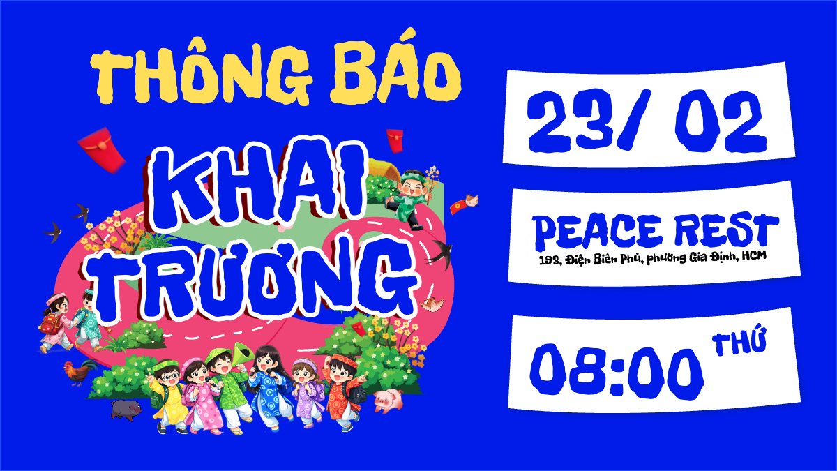 Thông báo khai trương đầu năm