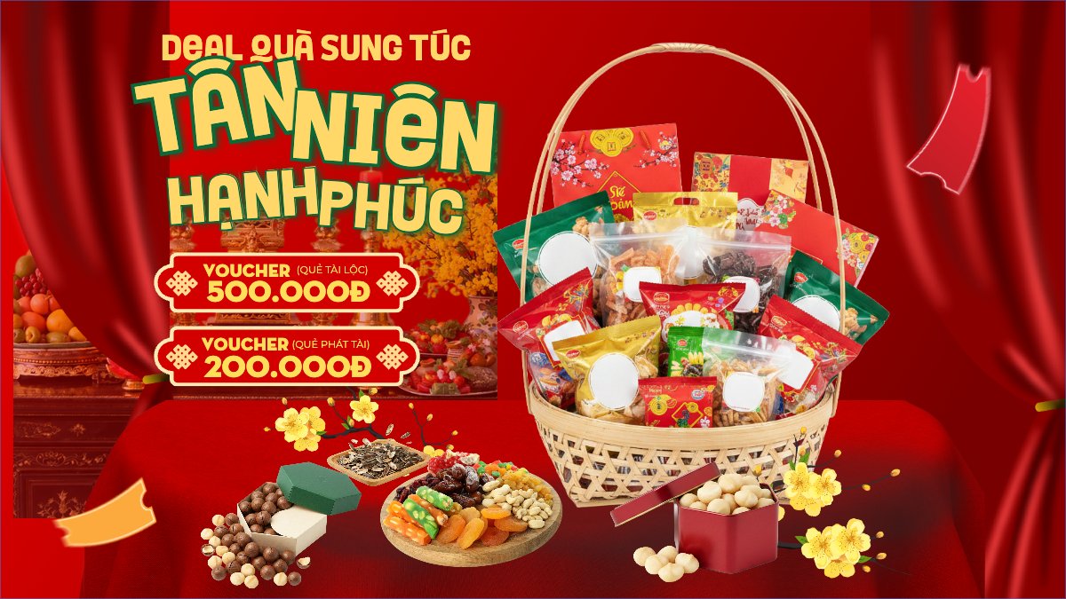 Deal quà sung túc tân niên hạnh phúc