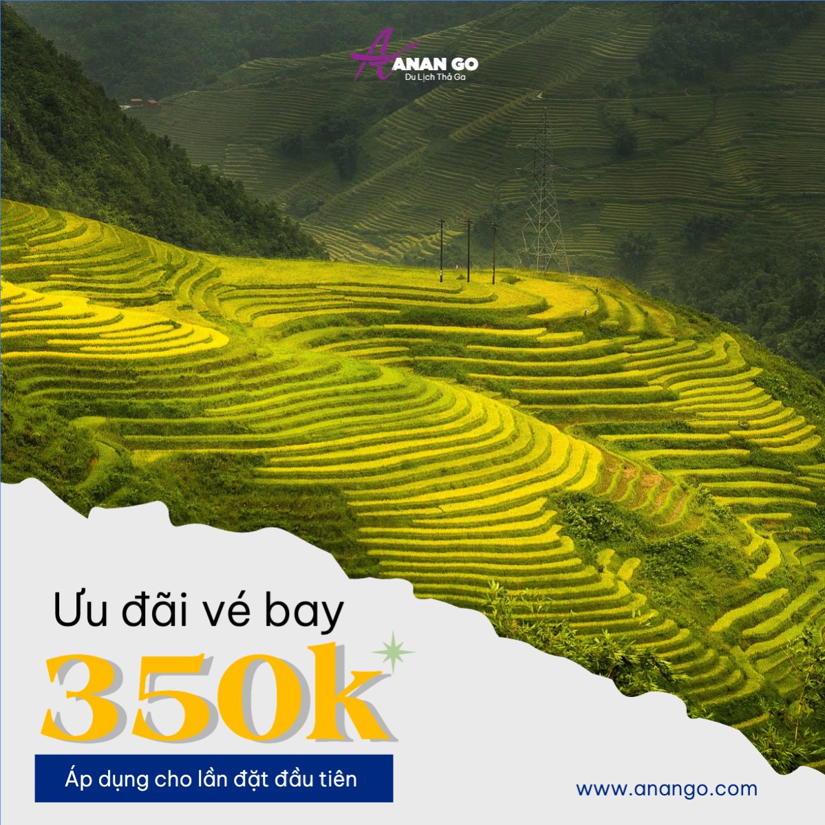Mẫu Bài post MXH vuông Du lịch, travel, tourism, trải nghiệm, khám phá — LayerPic