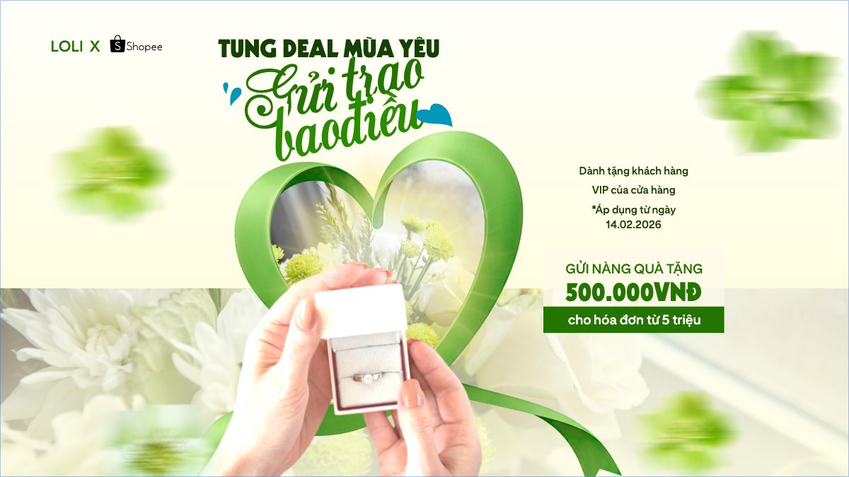 Mẫu Bài post MXH (16:9) Tung Deal mùa yêu gửi trao bao điều — LayerPic