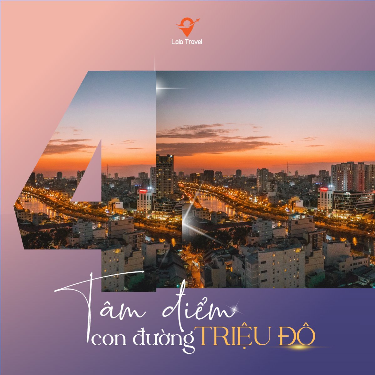 Mẫu Bài post MXH vuông Du lịch, travel, tourism, trải nghiệm, khám phá — LayerPic