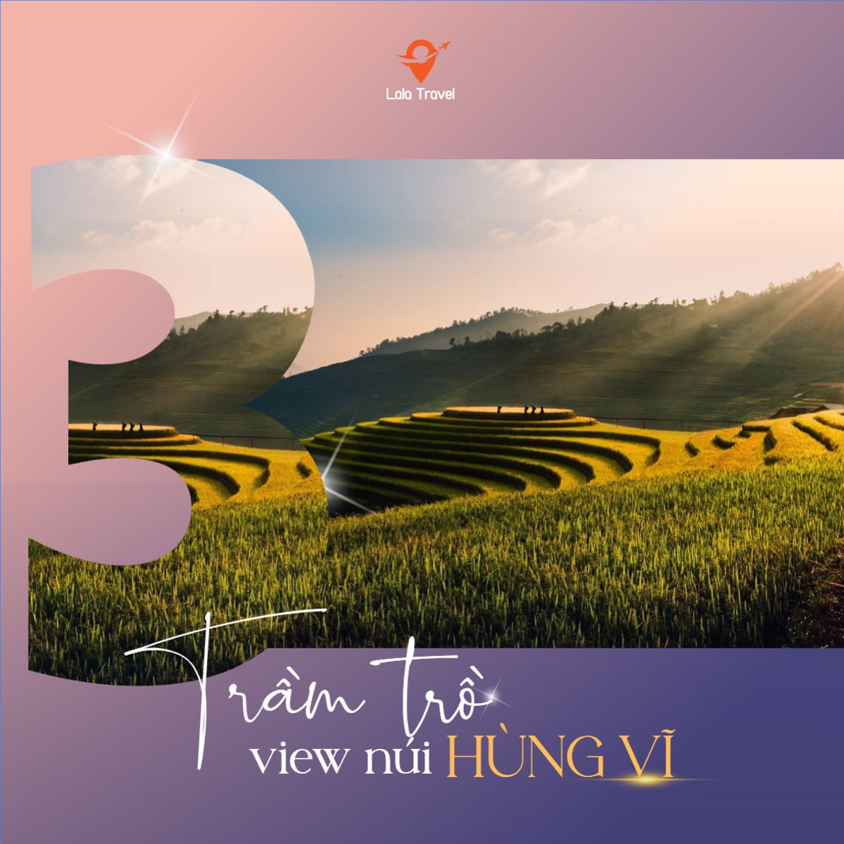 Mẫu Bài post MXH vuông Du lịch, travel, tourism, trải nghiệm, khám phá — LayerPic