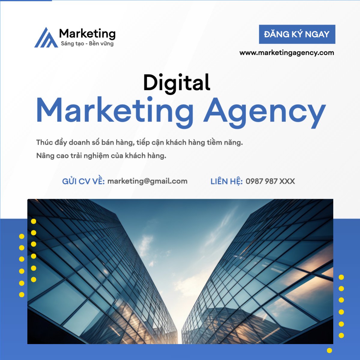 Mẫu Bài post MXH vuông Marketing, tài chính, finance, accounting, đầu tư, insurance — LayerPic