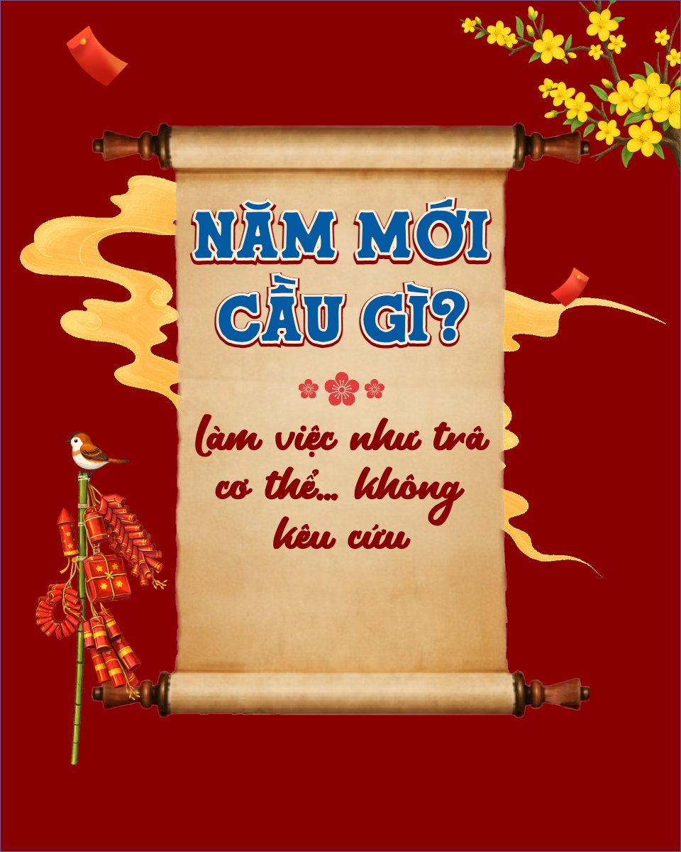Mẫu Bài post MXH dọc Năm mới cầu gì? — LayerPic