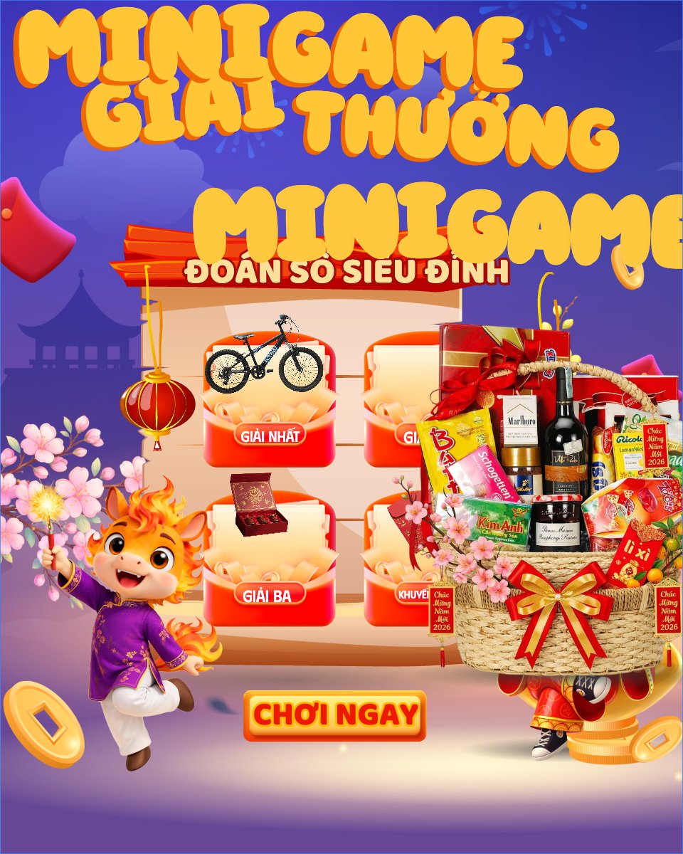Mẫu Bài post MXH dọc Giải thưởng minigame đoán số siêu đỉnh — LayerPic