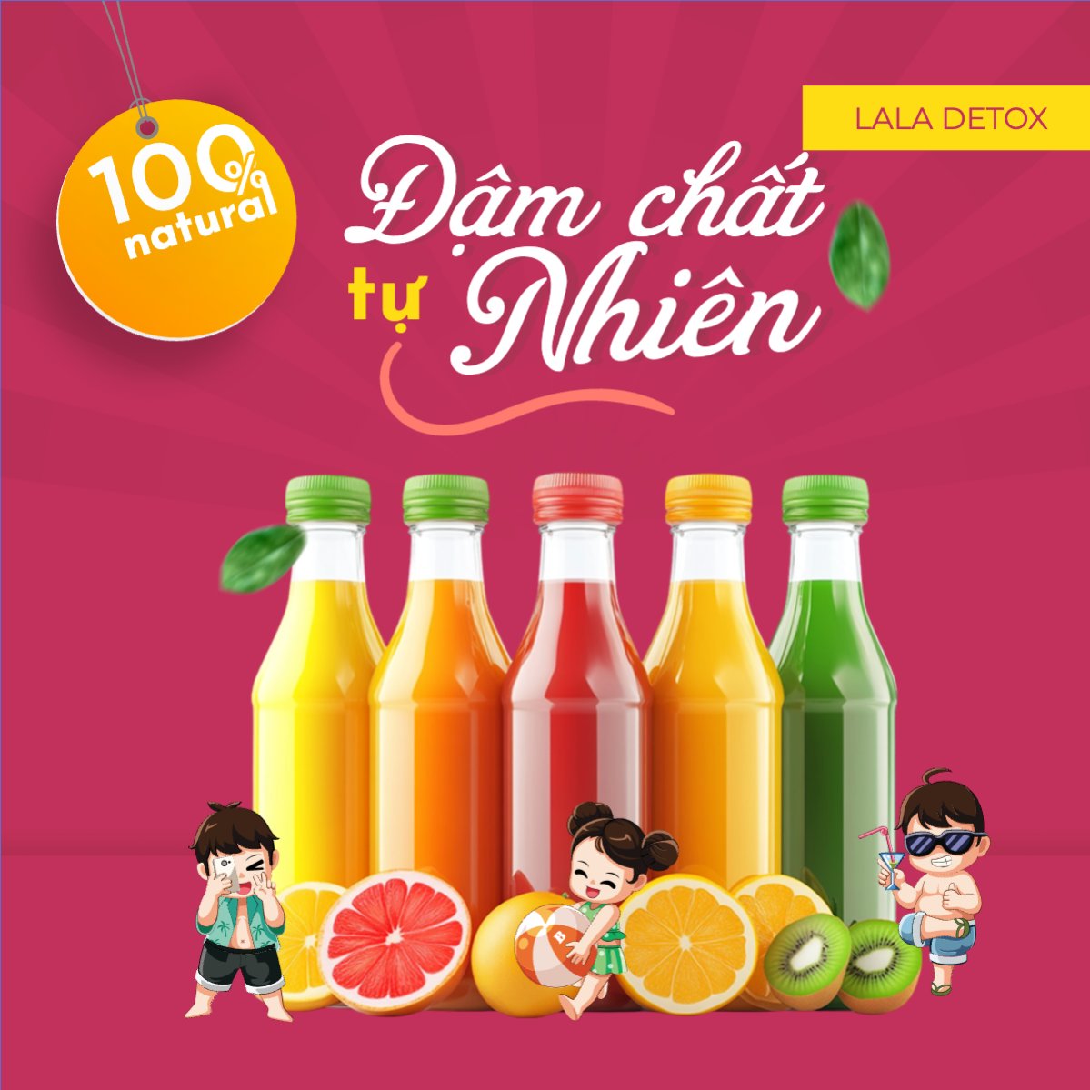Mẫu Bài post MXH vuông Nước ép, healthy, nước uống, juice, giải khát, F&B, drink — LayerPic