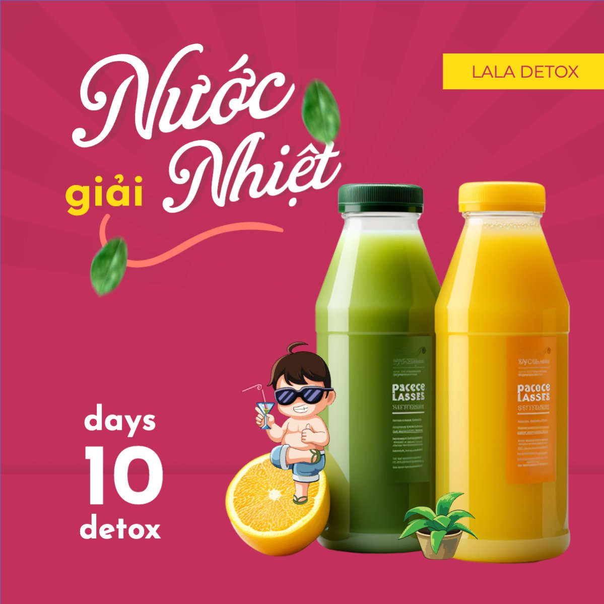Mẫu Bài post MXH vuông Nước ép, healthy, nước uống, juice, giải khát, F&B, drink — LayerPic