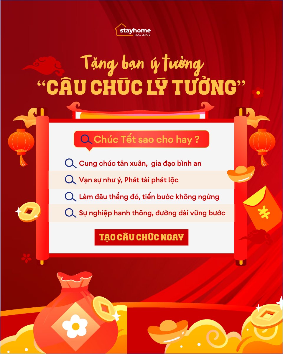 Tặng bạn ý tưởng câu chúc lý tưởng