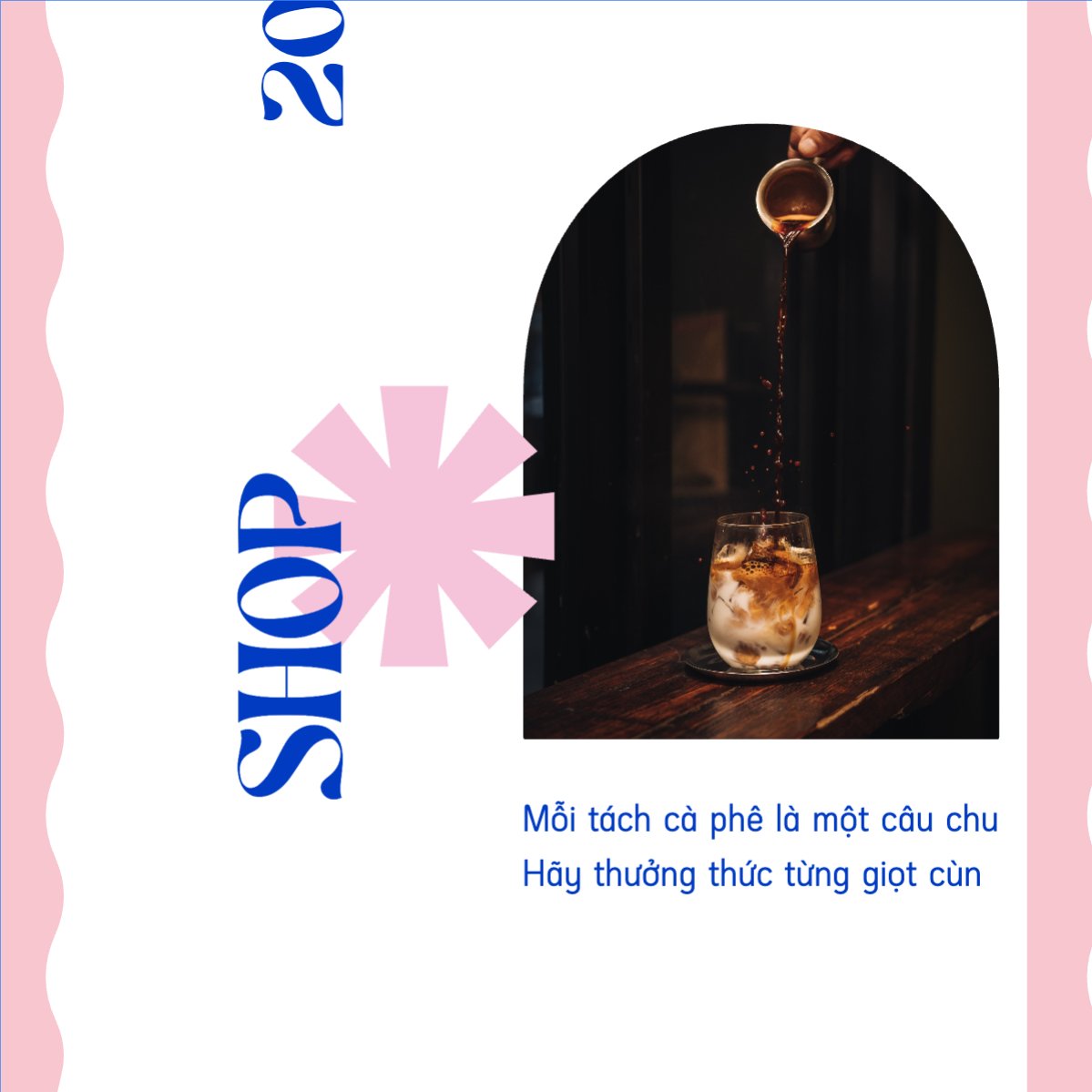 Mẫu Bài post MXH vuông Nước uống, juice, giải khát, F&B, drink, cafe, coffee, cà phê — LayerPic
