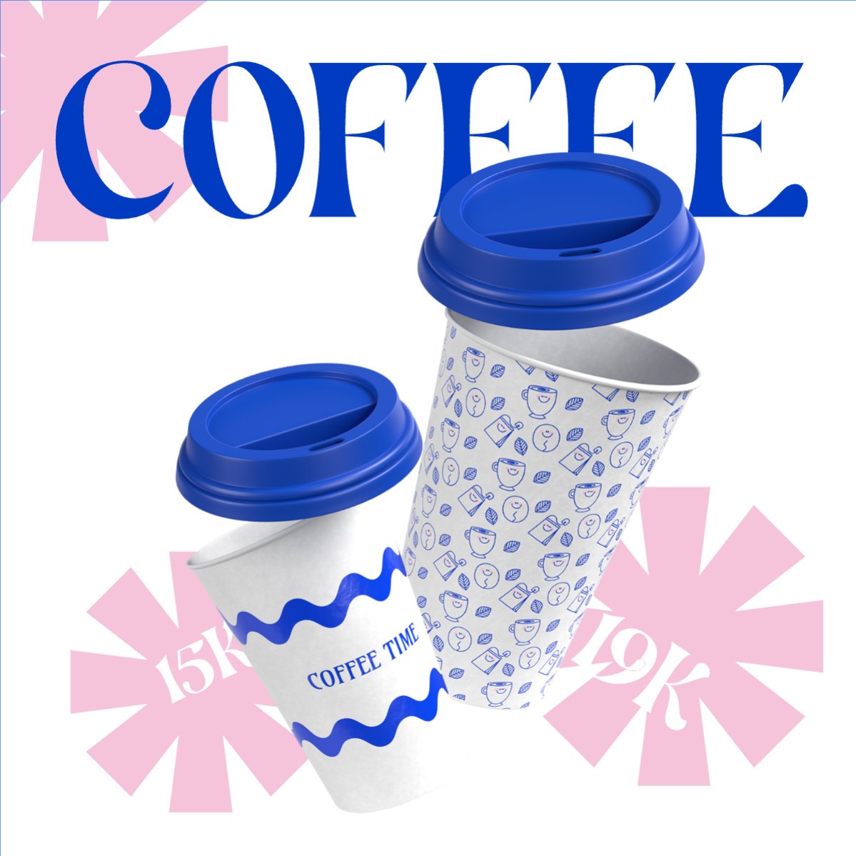 Mẫu Bài post MXH vuông Nước uống, juice, giải khát, F&B, drink, cafe, coffee, cà phê — LayerPic