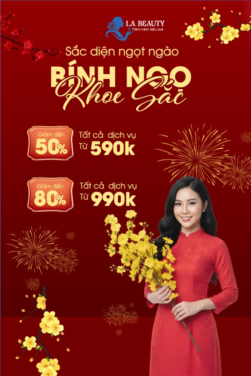 Mẫu Bài post MXH dọc Sắc diện ngọt ngào — LayerPic