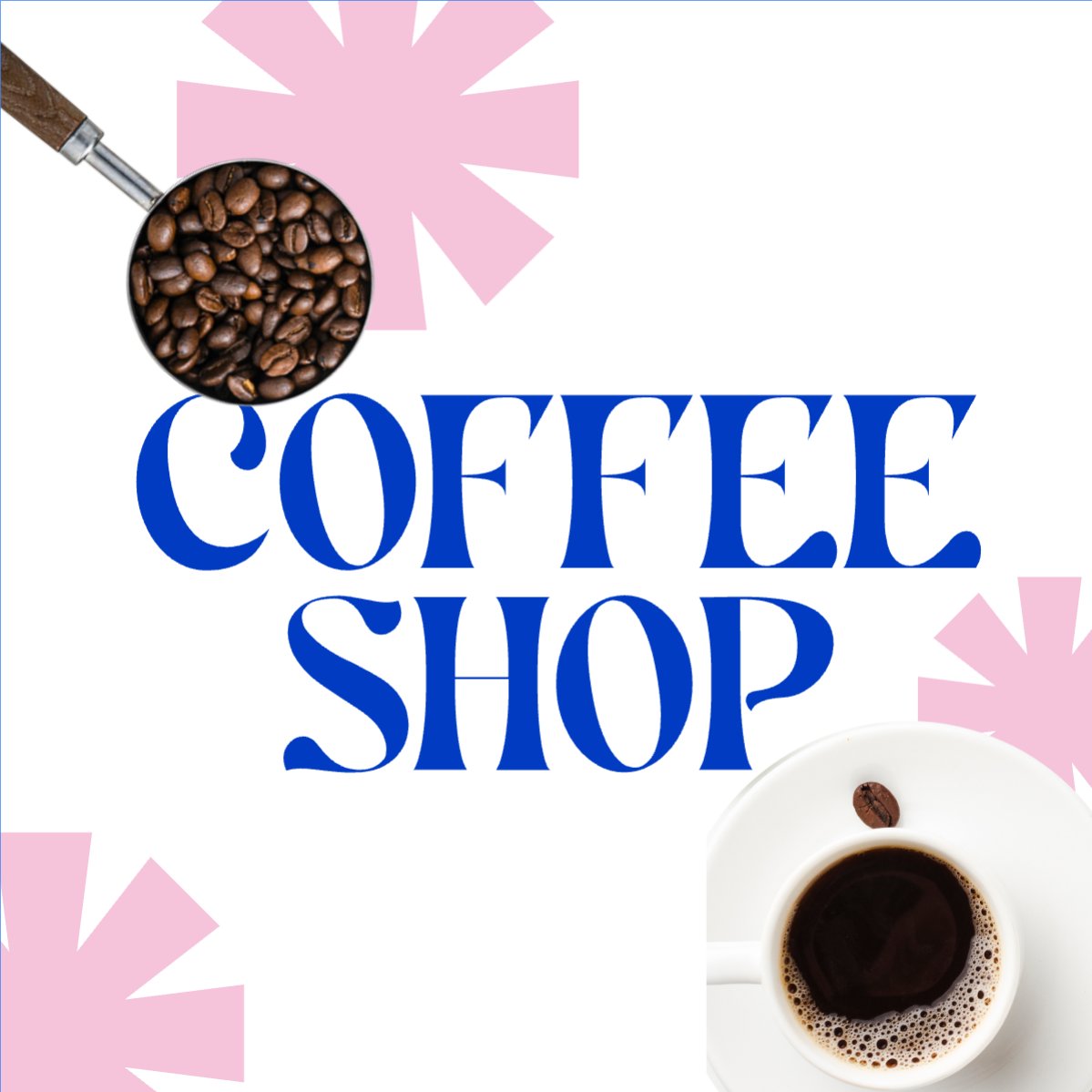 Mẫu Bài post MXH vuông Nước uống, juice, giải khát, F&B, drink, cafe, coffee, cà phê — LayerPic