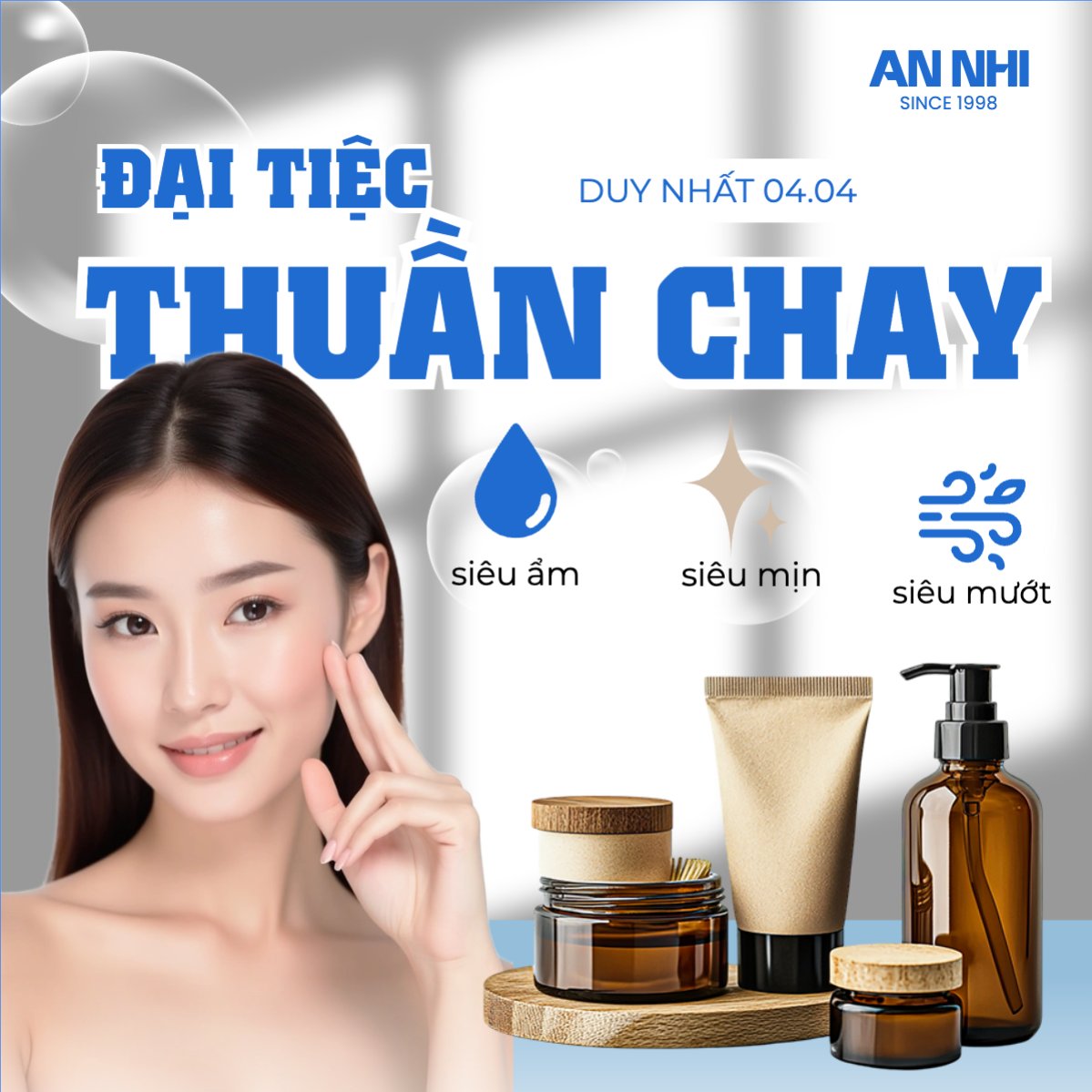 Mẫu Bài post MXH vuông Spa, beauty, làm đẹp, thẩm mỹ, comestic — LayerPic