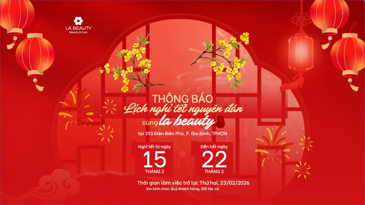 Mẫu Bài post MXH (16:9) Thông báo lịch nghỉ tết nguyên đán Bính Ngọ 2026 — LayerPic