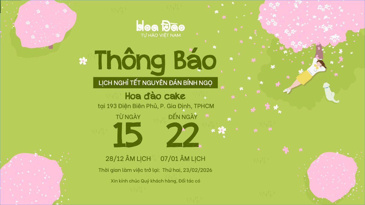 Thông báo lịch nghỉ tết nguyên đán Bính Ngọ 2026