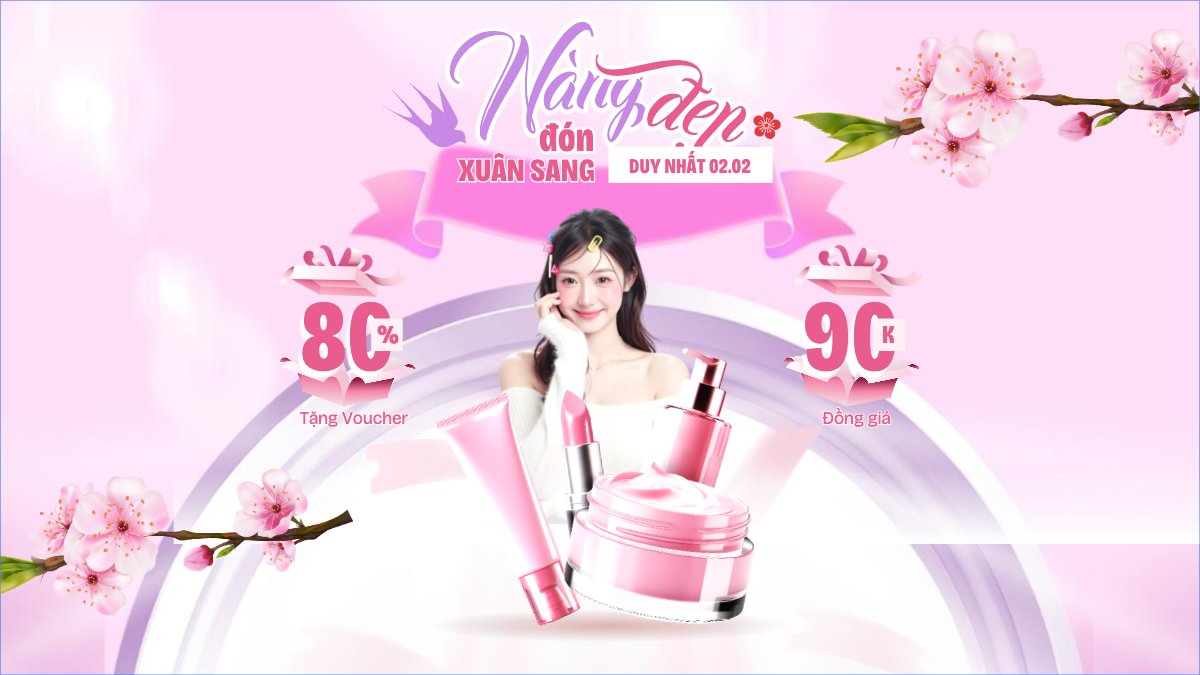Nàng đẹp đón xuân sang duy nhất 02.02