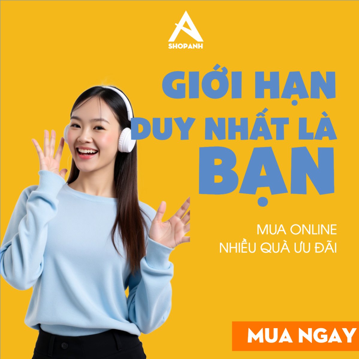 Mẫu Bài post MXH vuông Buy online, mua hàng trực tuyến, thương mại điện tử, commercial electronics, social media marketing, online — LayerPic