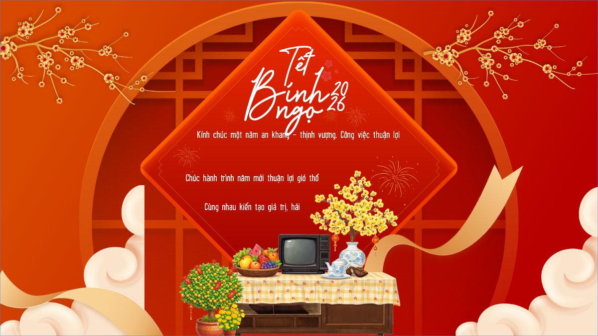 Mẫu Bài post MXH (16:9) Tết bính ngọ 2026 — LayerPic