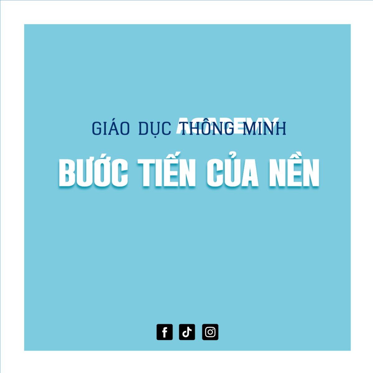 Mẫu Bài post MXH vuông Giáo dục, education, school, trường học — LayerPic