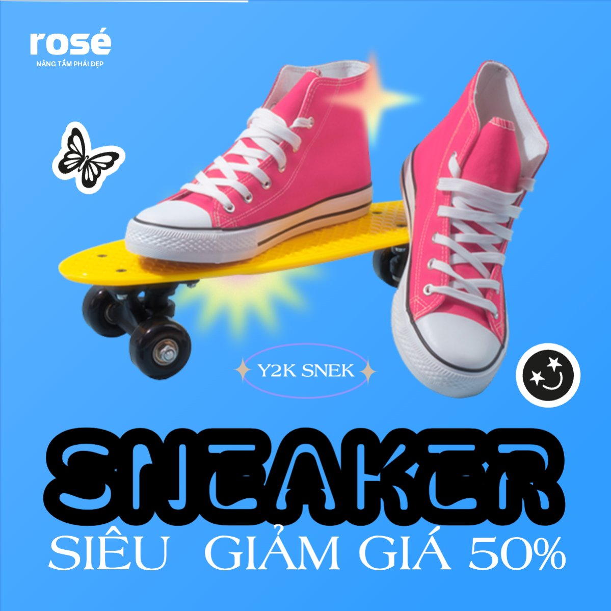 Mẫu Bài post MXH vuông Fashion, thời trang, quần áo, trang phục, shoes, giày, sneaker — LayerPic