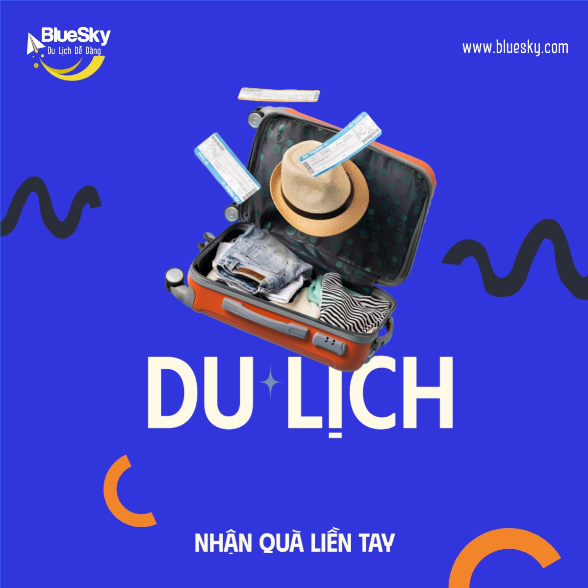 Mẫu Bài post MXH vuông Du lịch, travel, tourism, trải nghiệm, khám phá — LayerPic