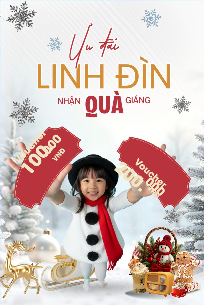 Mẫu Bài post MXH dọc Ưu đãi linh đình — LayerPic