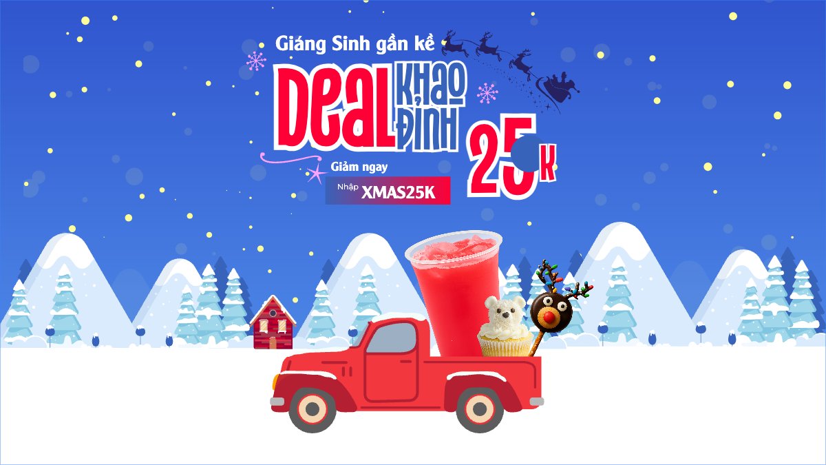 Giáng sinh gần kề deal khao đỉnh