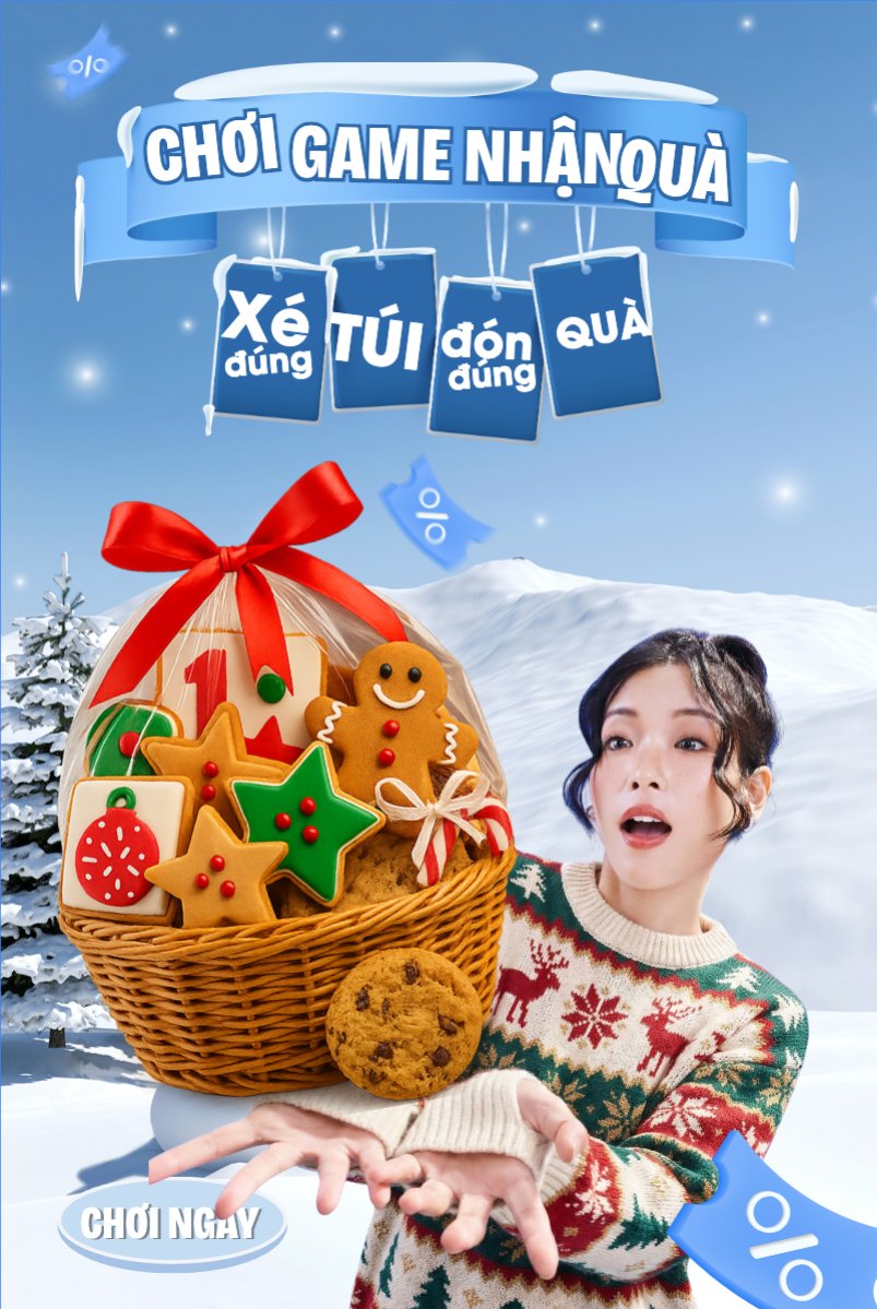 Mẫu Bài post MXH dọc Chơi game nhận quà — LayerPic