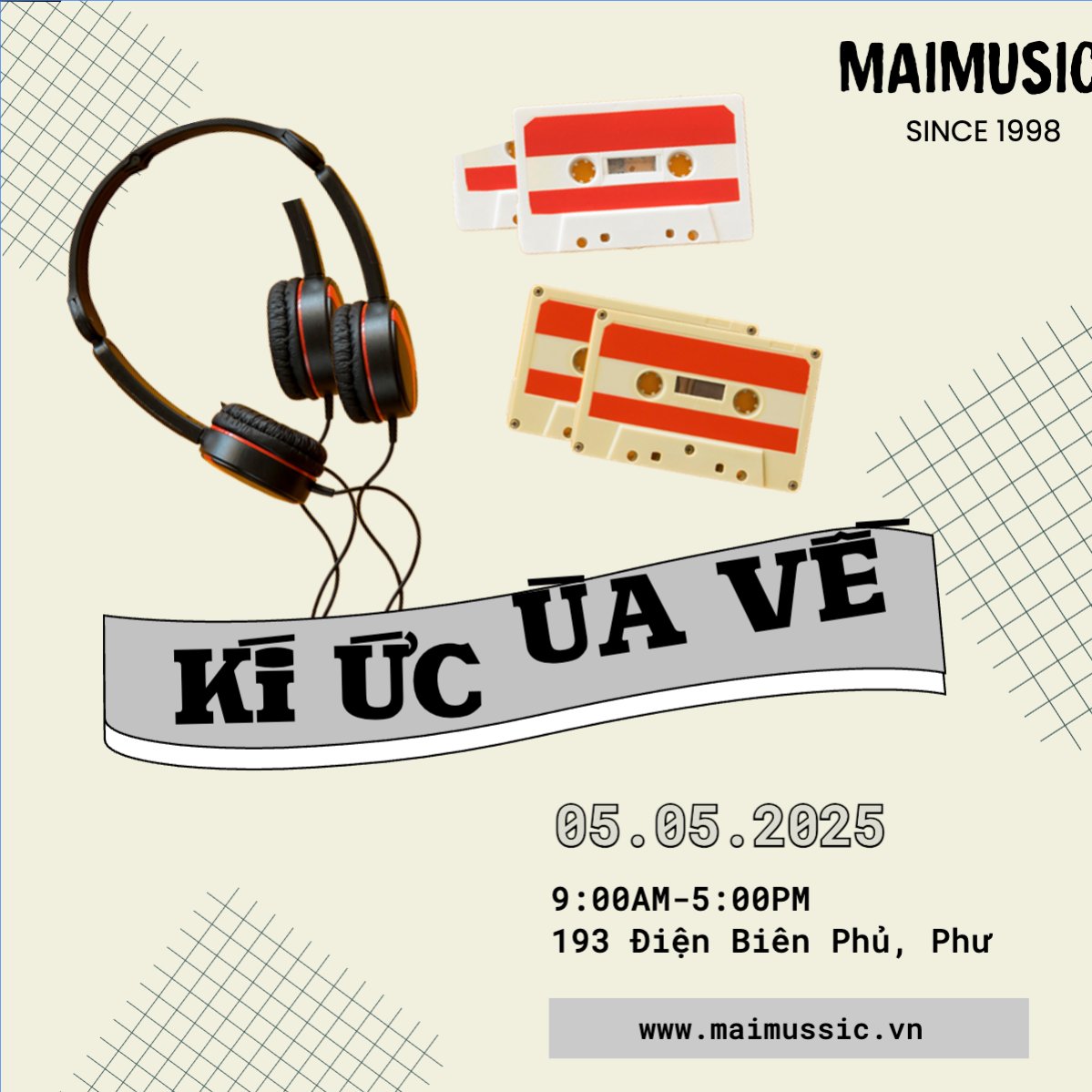 Mẫu Bài post MXH vuông Sự kiện, event, chương trình, sale, giải trí, entertainment,âm nhạc, music — LayerPic
