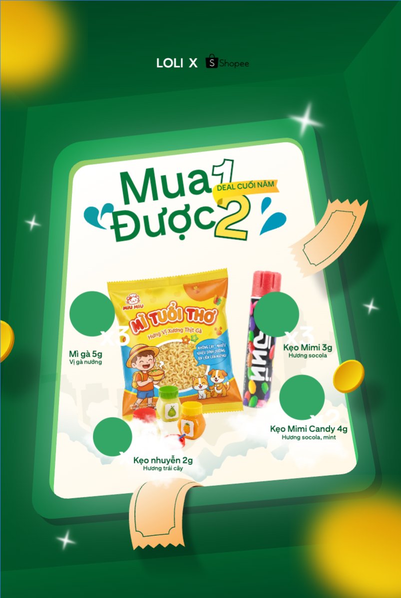 Mẫu Bài post MXH dọc Mua 1 được 2 săn sale cuối năm — LayerPic