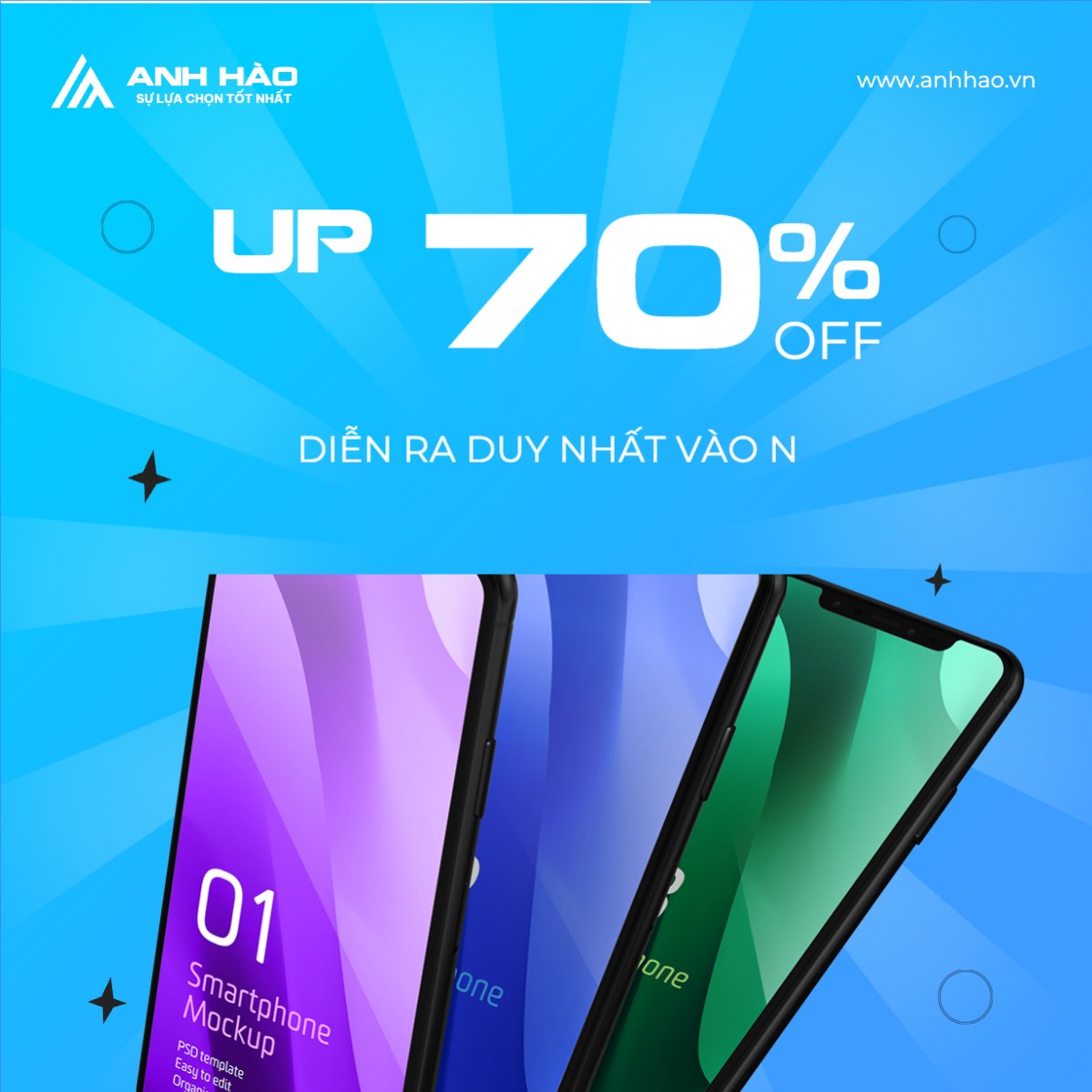 Mẫu Bài post MXH vuông Sự kiện, event, chương trình, sale, giải trí, entertainment — LayerPic