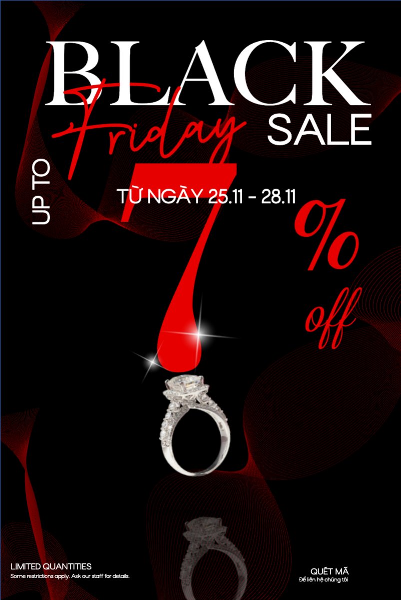 Mẫu Bài post MXH dọc Black Friday sale — LayerPic