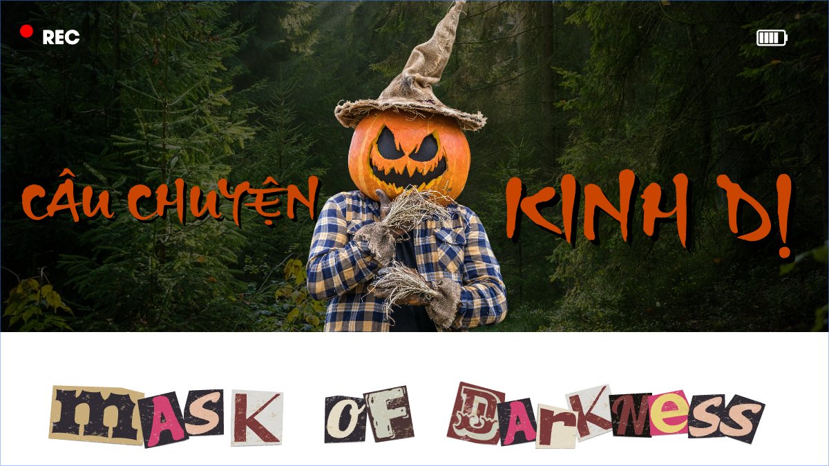Mẫu Bài post MXH (16:9) Halloween, lễ hội ma quái, sự kiện, event, lễ hội ma quái, lễ hội, festival, hiện đại, modern — LayerPic