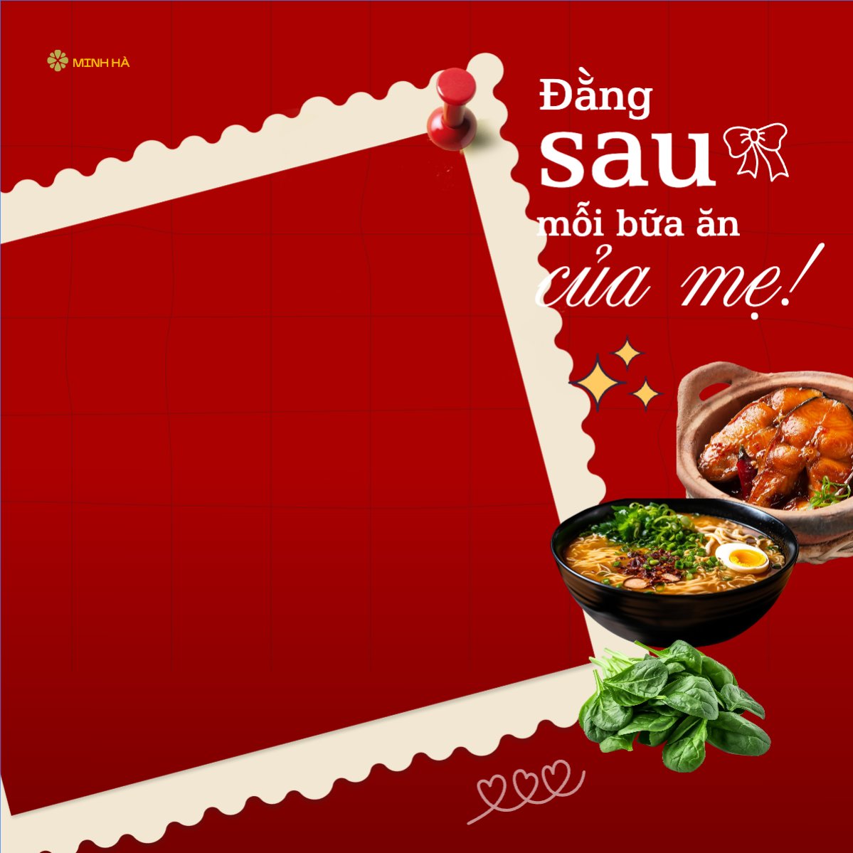 Mẫu Bài post MXH vuông Ẩm thực, cuộc sống, life, sự kiện, event, chương trình, gia đình — LayerPic