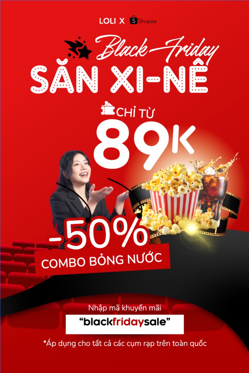 Black Friday săn xi-nê