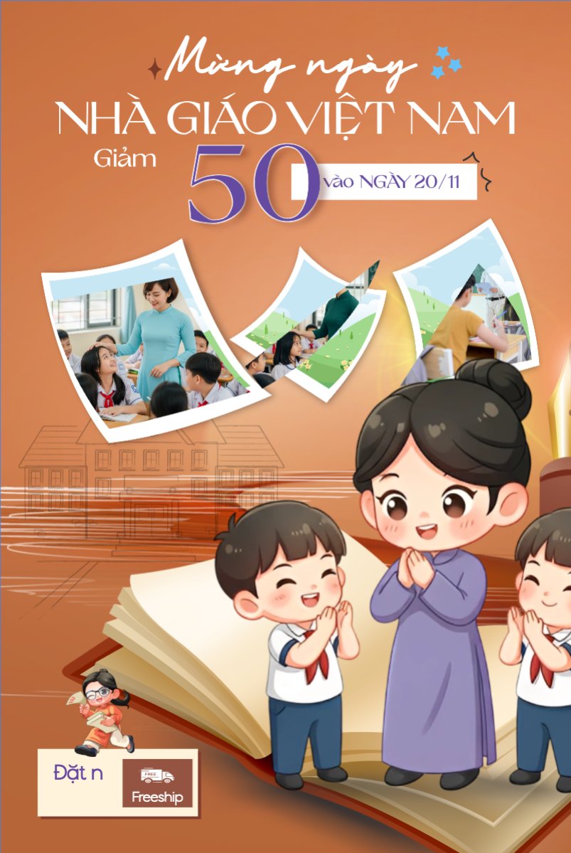 Mẫu Bài post MXH dọc Mừng ngày nhà giáo Việt Nam — LayerPic