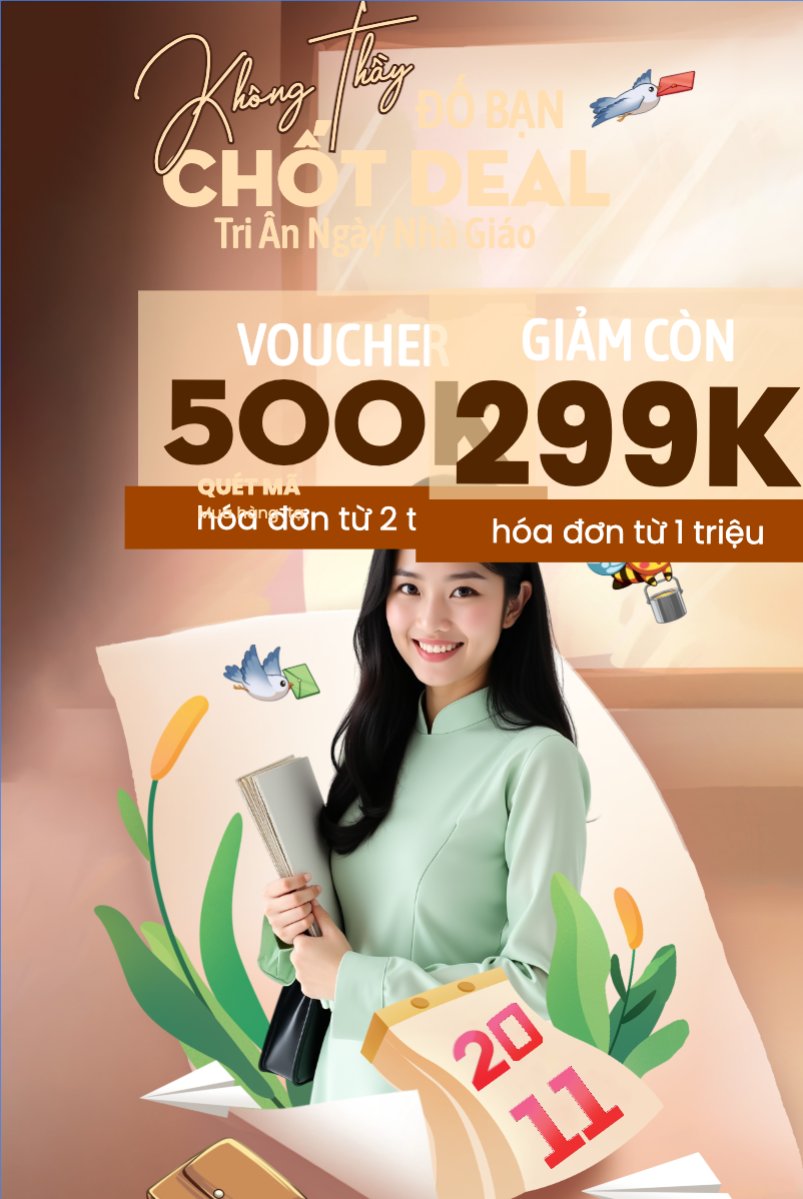 Mẫu Bài post MXH dọc Không thầy đố bạn chốt deal — LayerPic
