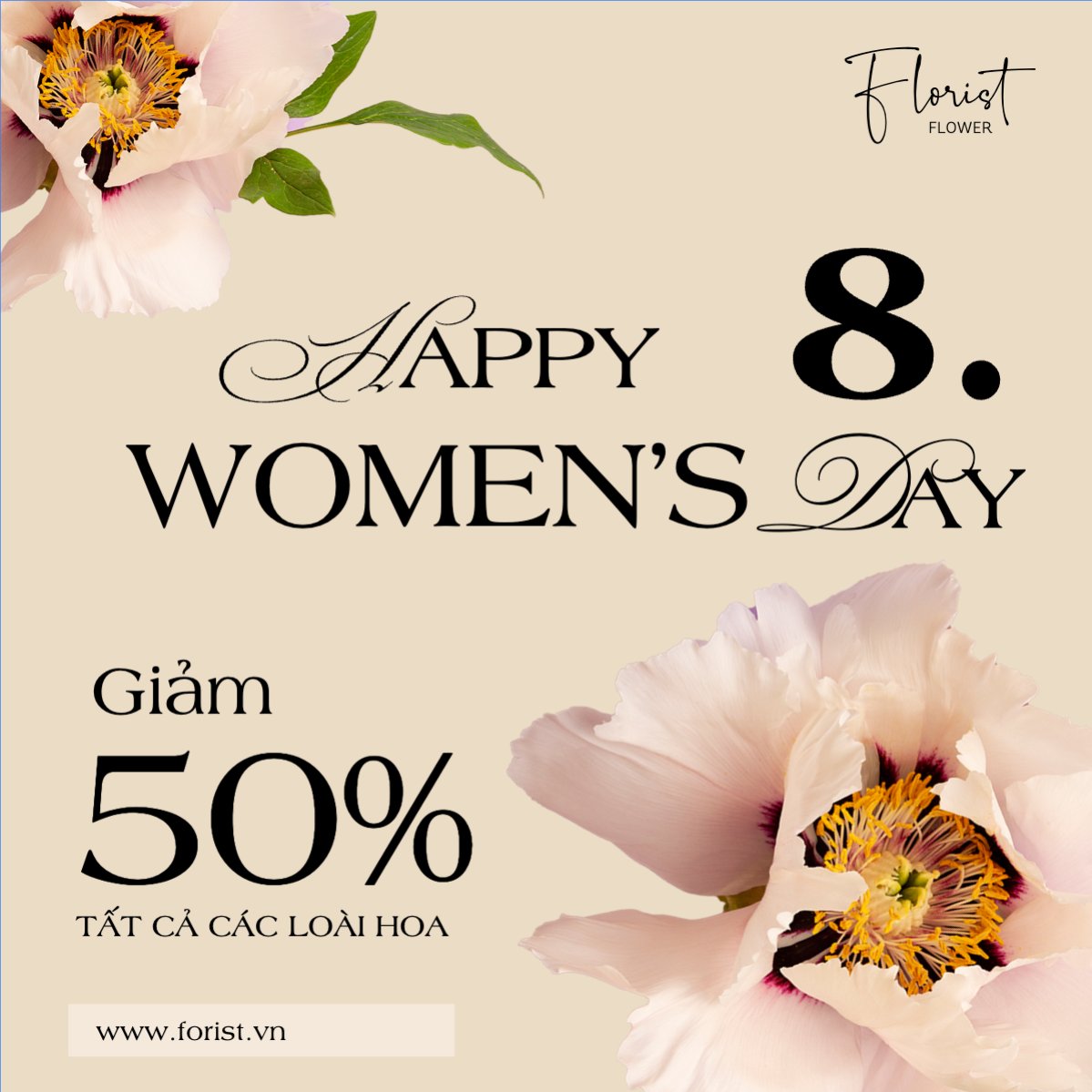 Mẫu Bài post MXH vuông Nông sản, agricultural, farm, flower shop, cửa hàng hoa — LayerPic