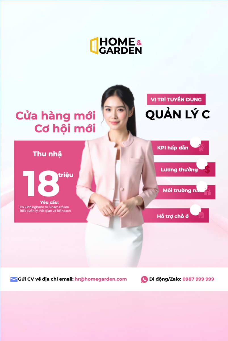 Mẫu Bài post MXH dọc Văn phòng, office, sự kiện, event, education, kinh doanh, business, hiện đại, sang trọng, modern — LayerPic