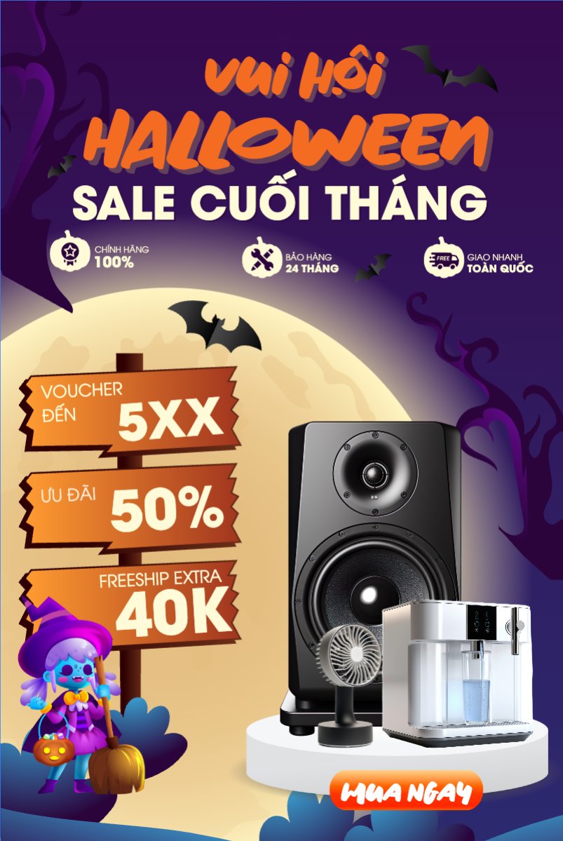 Mẫu Bài post MXH dọc Halloween, lễ hội ma quái, sự kiện, event, công nghệ, technology, điện tử, electronic, dễ thương, cute, chibi, hoạt hình, cartoon — LayerPic