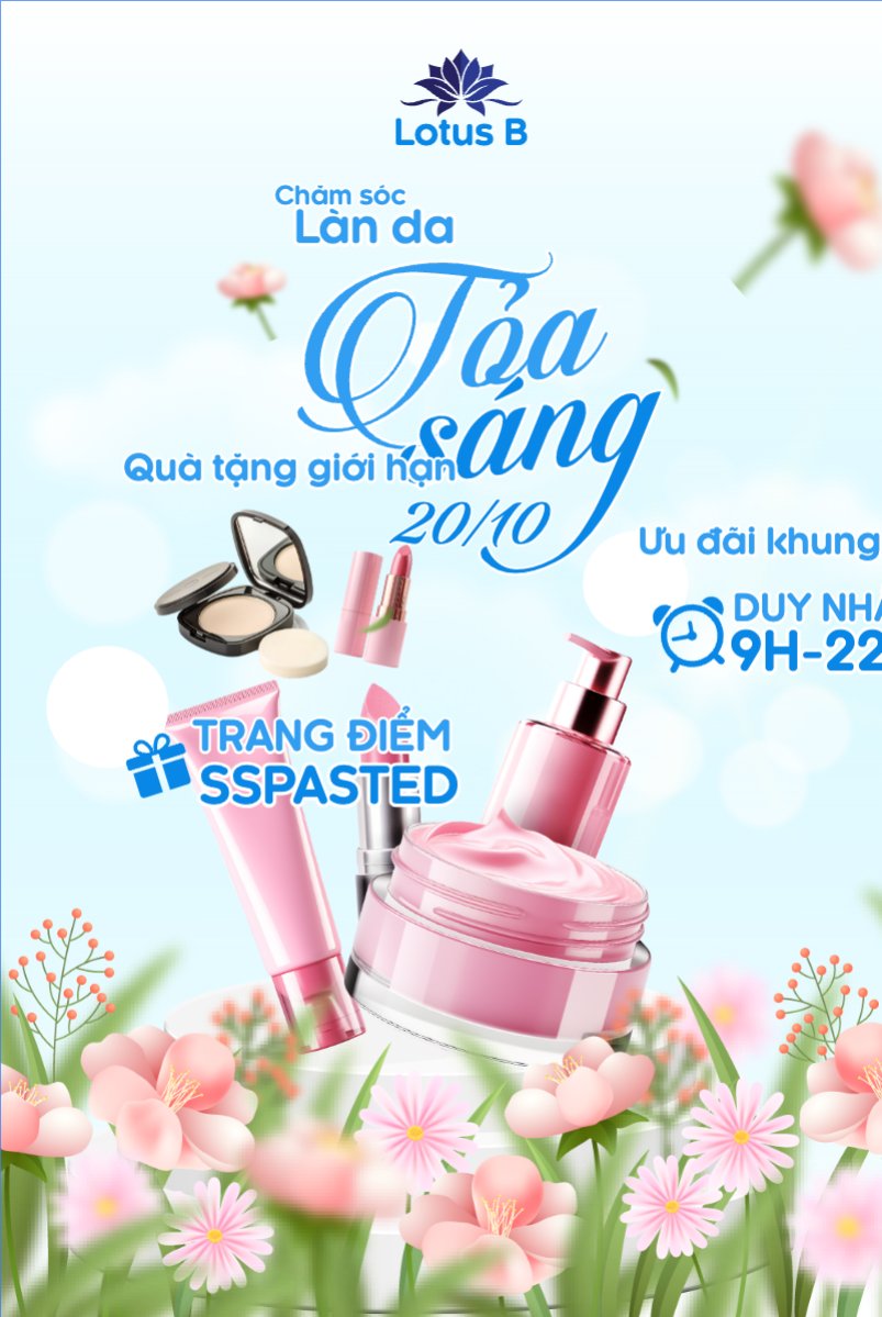 Mẫu Bài post MXH dọc 20/10, Ngày phụ nữ Việt Nam, Vietnamese Women's Day, phụ nữ, sự kiện, event, dễ thương, cute, chibi, hoạt hình, cartoon — LayerPic