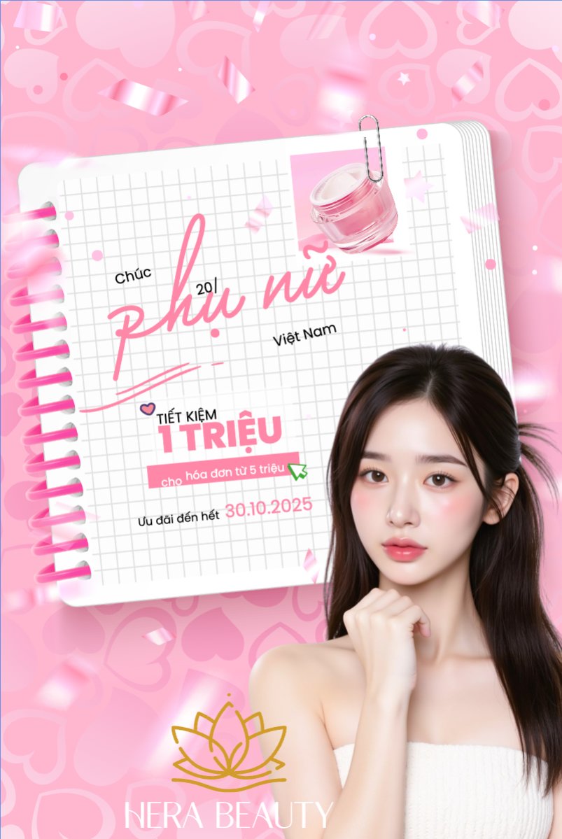 Mẫu Bài post MXH dọc 20/10, Ngày phụ nữ Việt Nam, Vietnamese Women's Day, phụ nữ, sự kiện, event, dễ thương, cute, chibi, hoạt hình, cartoon — LayerPic
